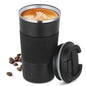 Leakproof Insulated Travel Coffee Mug (Stainless Steel, 510ml)